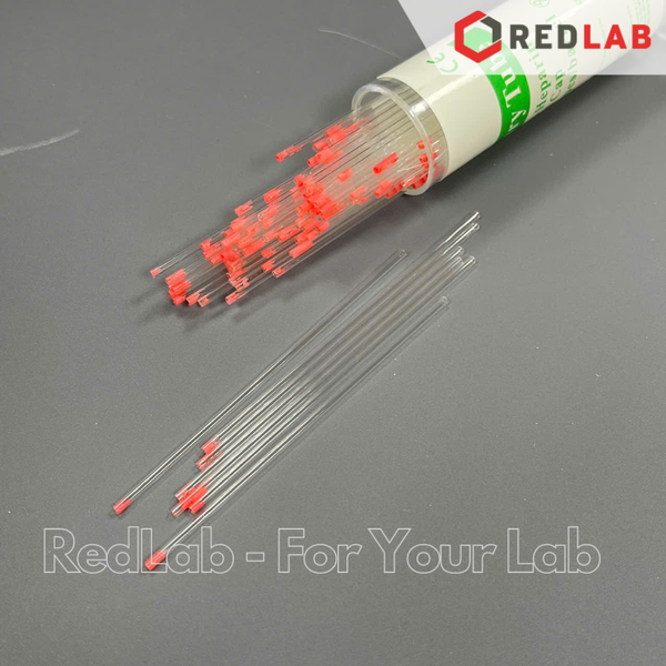 Ống mao quản chấm sắc ký dài 75mm PT Medical capillary tube (lọ 100 ống) có VAT