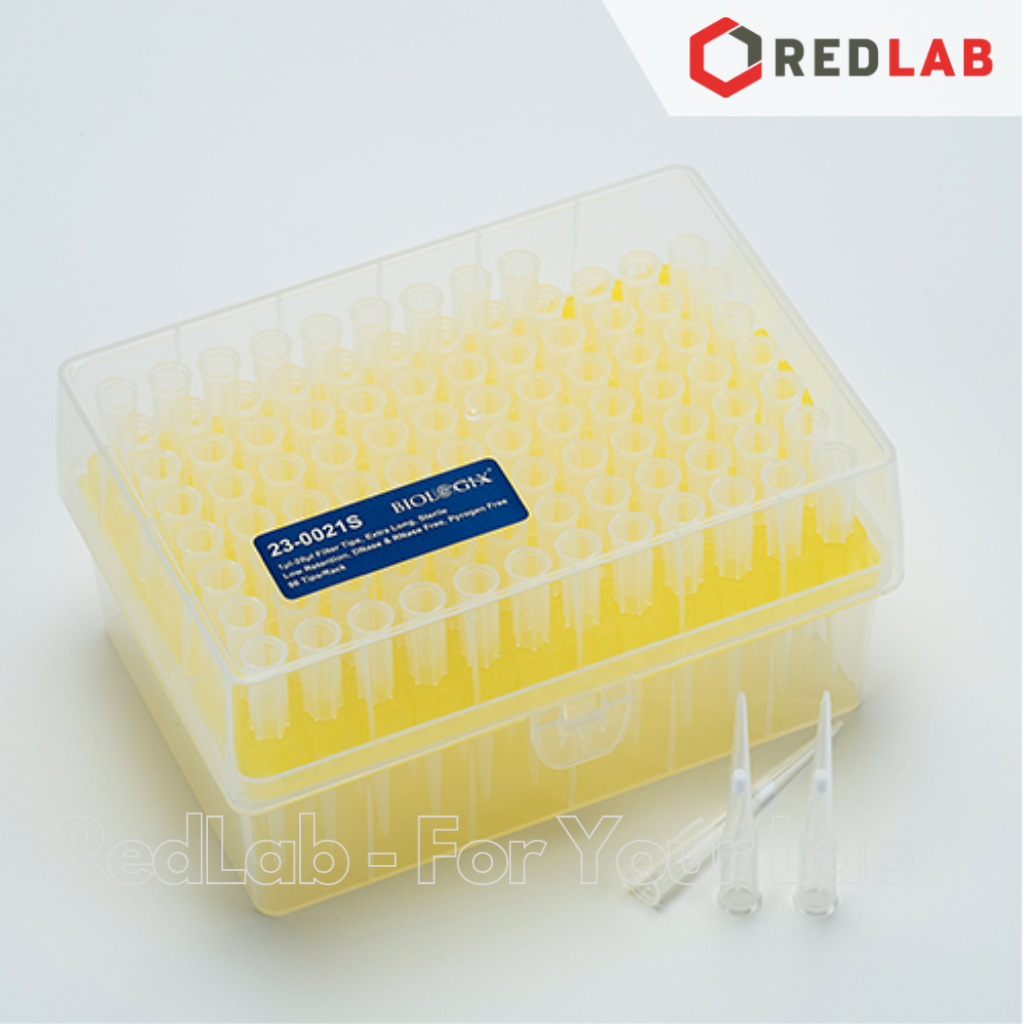 [Hộp 96 cái] Đầu tip có Lọc 20ul BIOLOGIX 23-0021S dài 50.5mm, giảm bám dính, nhựa PP, có thể hấp autoclave, có VAT