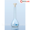 Bình định mức trắng DURAN Class A chữ xanh 10 20 25 50 100 200 250 500 1000 2000 ml, nút nhựa, Volumetric flask, có VAT