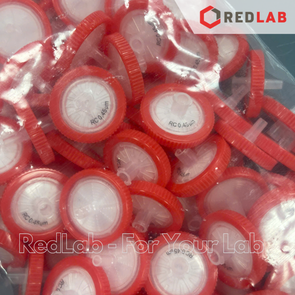 Đầu lọc RC Syringe filter ALAIN 13mm / 25mm, lỗ lọc 0.22um / 0 45um, dùng cho sắc ký HPLC, có VAT