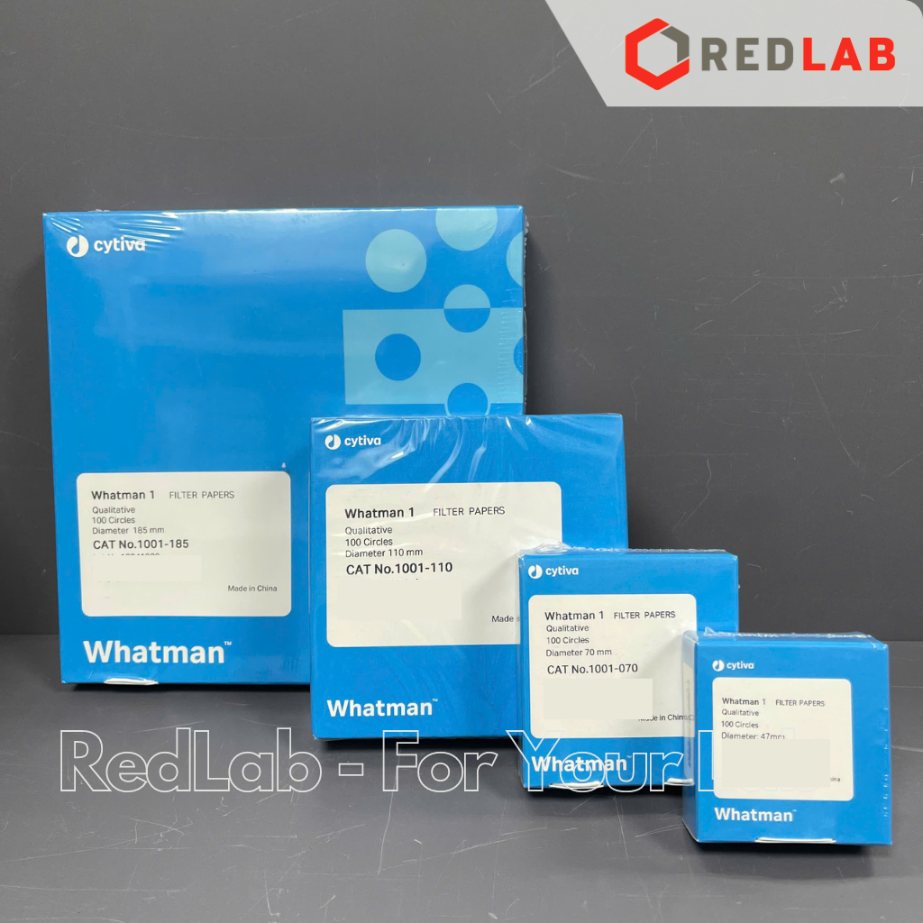 Giấy lọc định tính số 1 WHATMAN trung bình nhanh 11um, Ø 25 42.5 47 55 70 90 110 125 150 185 mm (hộp 100 tờ) có VAT
