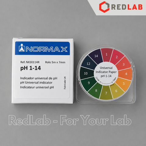 Giấy đo pH 1 - 14 NORMAX NX30114R (cuộn 5m) Universal pH-indicator paper, giấy test nhanh độ pH, có VAT