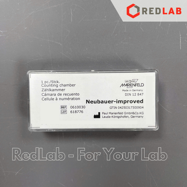 Buồng đếm tế bào thủy tinh Neubauer improved (cải tiến) tráng bạc (bright line) MARIENFELD 0610030, có VAT