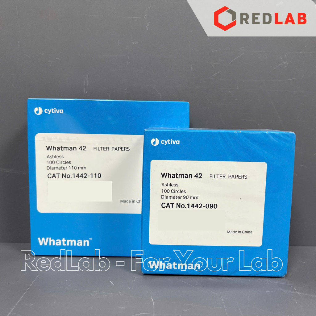 Giấy lọc định lượng số 42 WHATMAN chậm 2.5um, Ø 47 55 70 90 110 125 150 185 mm (hộp 100 tờ) có VAT