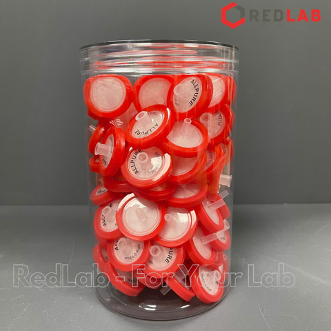 Đầu lọc sắc ký PTFE ưa nước MEMBRANE SOLUTIONS 25mm lỗ lọc 0.22um / 0.45um, hydrophilic syringe filter, có VAT