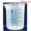 Ca nhựa PP không quai vạch in xanh ISOLAB 50 100 250 500 1000 2000 ml, cốc đong mẫu thí nghiệm, beakers, có VAT