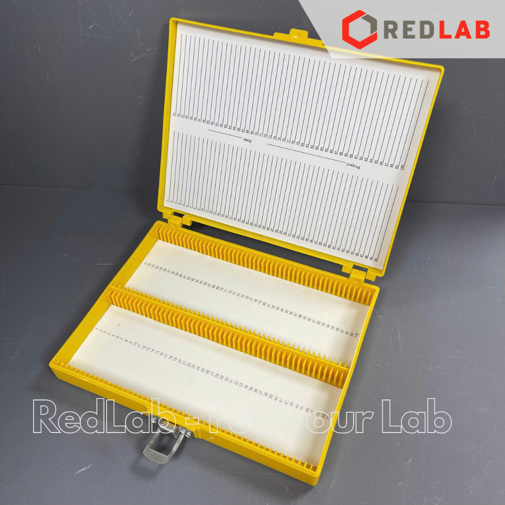Hộp đựng lam kính hiển vi 100 vị trí BIOLOGIX 41-5100 cho lam 25×75mm, Slide Storage Boxes, nhựa ABS, có VAT