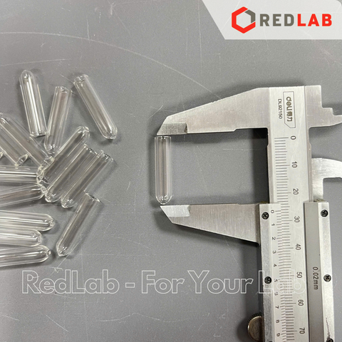 [100 cái] Ống Durham thuỷ tinh 6 x 25 mm dùng trong thí nghiệm lên men sinh khí, có VAT