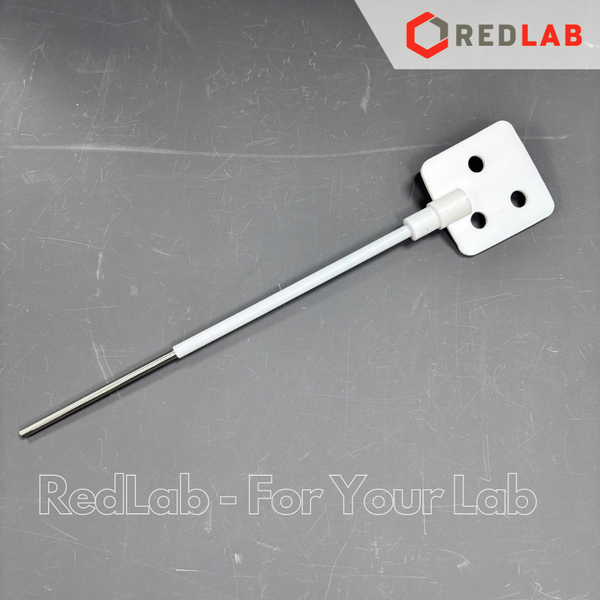 Đũa khuấy inox cánh lá bọc nhựa PTFE Ø 6/8mm dài 350mm, cánh 68mm DLAB 18900077 dùng cho máy khuấy cơ, có VAT