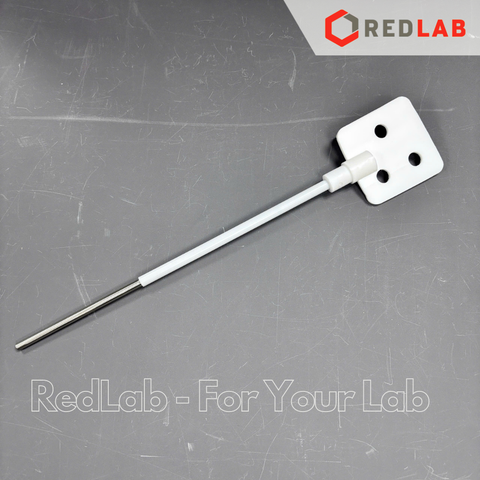 Đũa khuấy inox cánh lá bọc nhựa PTFE Ø 6/8mm dài 350mm, cánh 68mm DLAB 18900077 dùng cho máy khuấy cơ, có VAT