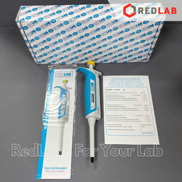 Micropipet đơn kênh ISOLAB 0.1-2.5 0.5-10 2-20 5-50 10-100 20-200 100-1000 ul, 1-5 1-10 ml, hấp autoclave, có VAT