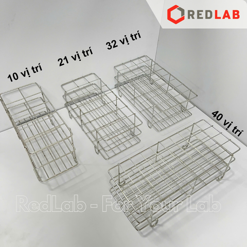 Giá đỡ ống nghiệm Inox 201 nhiều kích cỡ, cho ống đường kính 13 16 18 20 22 25 30 38 mm (kệ đựng ống ly tâm), có VAT