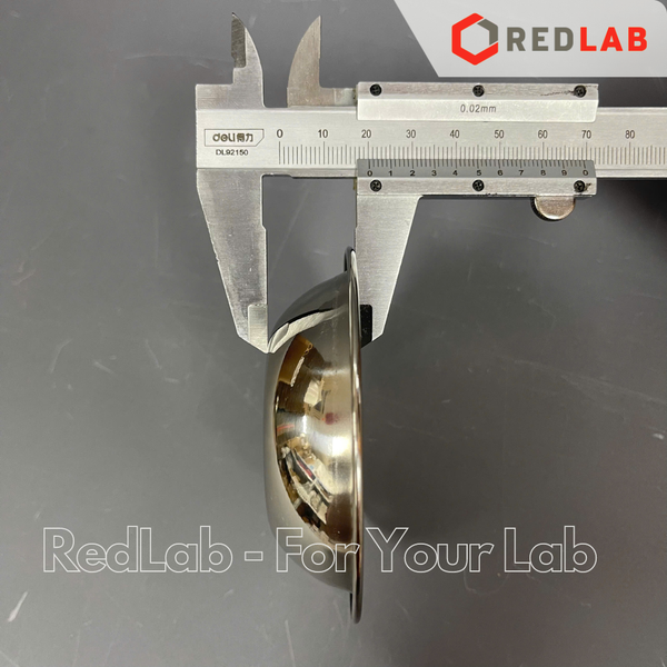 Chén inox thí nghiệm số 2 Ø8.5x2cm, số 3 Ø8.5x4cm, dùng trong lab, có VAT