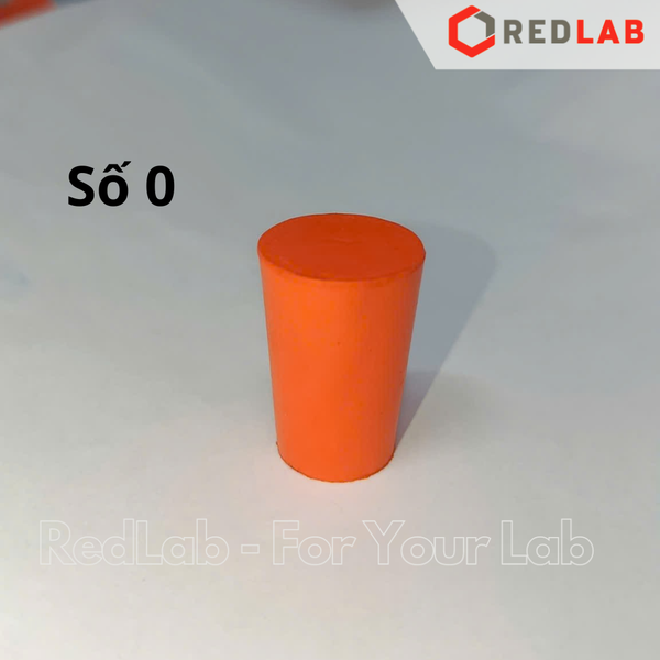 Nút cao su ONELAB số #0 đến #6 (Ø dưới *Ø trên *cao), dùng đậy, kết nối các dụng cụ thí nghiệm, có VAT
