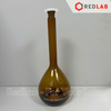 Bình định mức Nâu nút nhựa ONELAB 10 25 50 100 250 500 1000 2000 ml, dùng định mức mẫu thí nghiệm, có VAT
