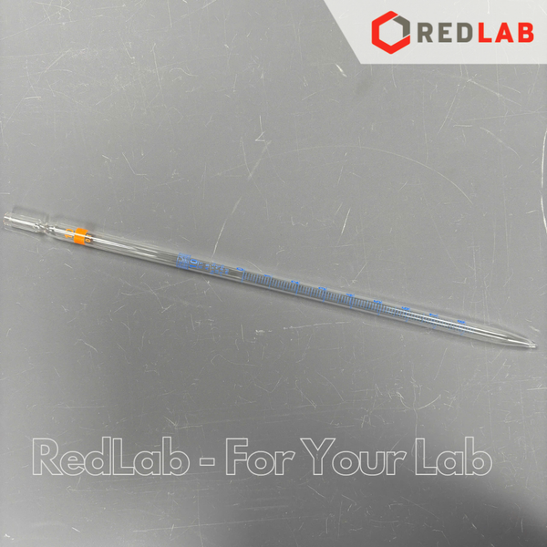 Pipet thẳng chia vạch DINLAB 0.1 0.2 0.5 1 2 5 10 20 25 50 ml, ống hút thủy tinh thí nghiệm, có VAT