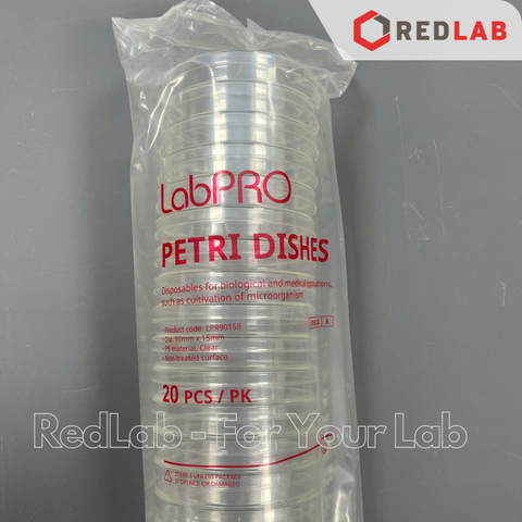 Đĩa Petri nhựa 90x15mm LabPRO LPR90158, Bulk Sterile, nặng 16g, chiếu xạ chuẩn ISO 11137, có VAT