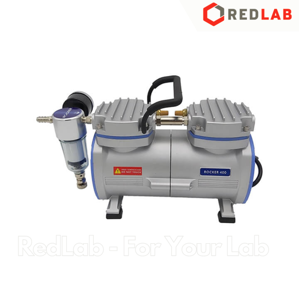 Bơm chân không - không dầu ROCKER 400 (167400-22) 34 lít/phút, 80W, 1/6HP, cho thí nghiệm vi sinh, có VAT