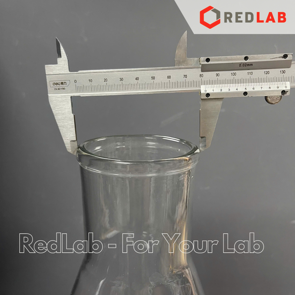 Bình tam giác miệng Hẹp GENLAB 50 100 150 250 500 1000 ml, 3L 5L 10L, bình nón / erlen thuỷ tinh đựng mẫu thí nghiệm, có VAT