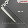 Cánh khuấy Teflon ĐK 7mm dài 30cm 35cm 40cm 50cm DINLAB, đũa khuấy dung dịch, trộn mẫu thí nghiệm dùng cho máy khuấy cơ, có VAT