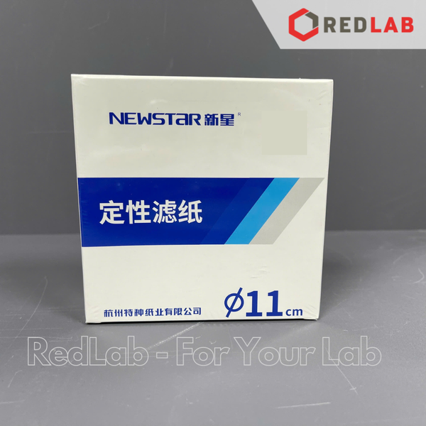 Giấy lọc định tính NewStar Ø 7 9 11 12.5 15 18 cm, loại 101 102 103, chảy nhanh / trung bình / chậm (hộp 100 tờ) có VAT