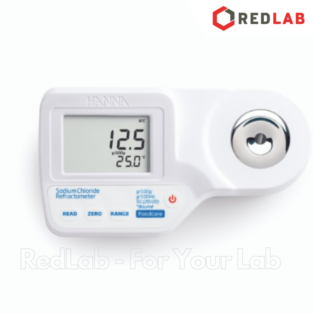 Khúc Xạ Kế Đo NaCl Trong Thực Phẩm Hanna HI96821, giá tốt, có VAT