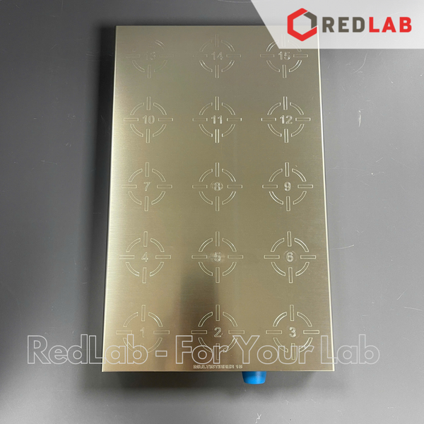 Máy khuấy từ 15 vị trí Multistirrer 15 Digital (F203A0180) hãng VELP - Ý, max 1500 vòng/ phút, 15x 250ml (H2O), có VAT