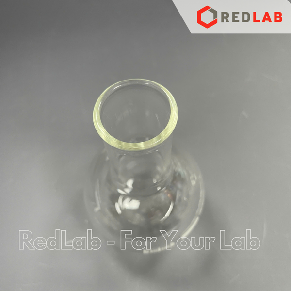 Bình cầu đáy bằng cổ trơn BIOHALL 50 100 250 500 ml 1L 2L 3L 5L 10L 20L, mark trắng, có VAT