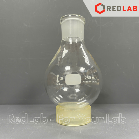 Bình cô quay chân không DURAN 100 250 500 1000 ml - 29/32, Evaporating flask with ground joint, pear shape, có VAT