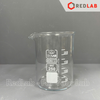 Cốc thủy tinh thấp thành ISOLAB 10 25 50 100 150 250 400 600 ml 1L 2L 5L, beaker - cốc đốt chịu nhiệt boro 3.3, có VAT