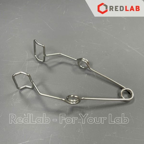 Kẹp ống nghiệm inox ONELAB 16cm khẩu độ lớn, dùng cho mọi cỡ ống nghiệm, có VAT