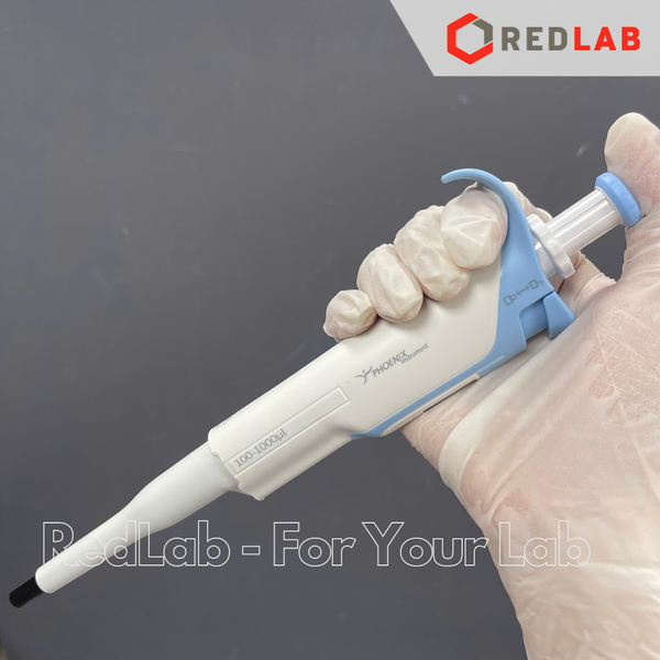 Micropipet đơn kênh có khoá lock PHOENIX 0.1-2 0.5-10 2-20 10-100 20-200 30-300 ul 0.1-1 0.5-5 1-10ml, có VAT