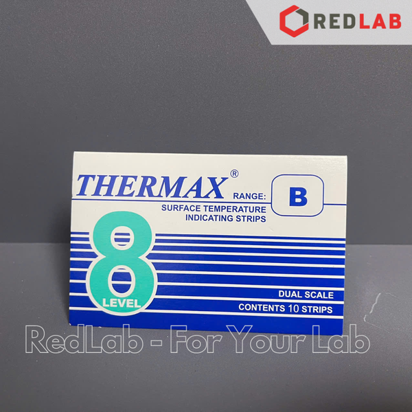 Dụng cụ kiểm tra nhiệt độ Thermax hãng TMC 8 Level, range A B C D E (pack 10 temperature indicating strips) có VAT