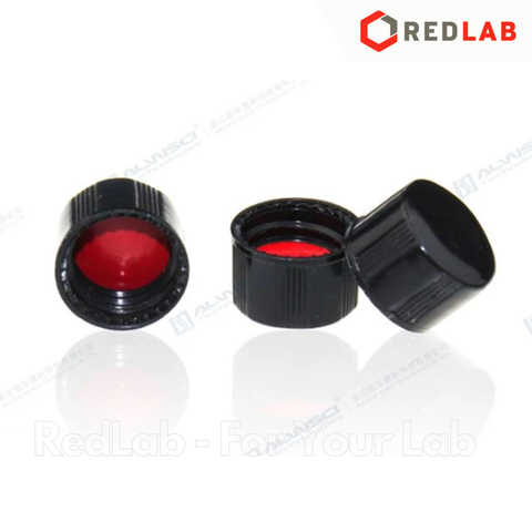 Lọ đựng mẫu sắc ký vial 4ml 13-425 ALWSCI trắng / nâu, Nắp vặn đen có lỗ / nắp kín, có VAT