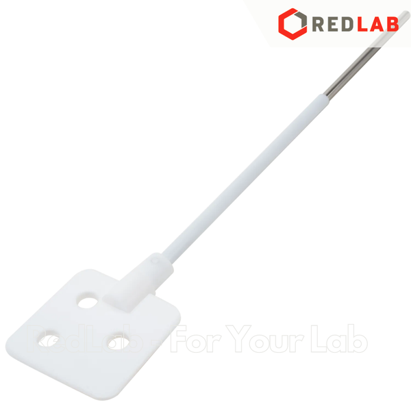 Đũa khuấy inox cánh lá bọc nhựa PTFE Ø 6/8mm dài 350mm, cánh 68mm DLAB 18900077 dùng cho máy khuấy cơ, có VAT