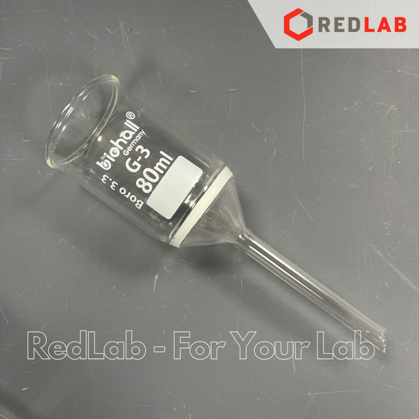 Phễu lọc xốp BIOHALL Class A 35 80 200 500 1000 ml, Porosity G3 / G4, thủy tinh boro 3.3, có VAT