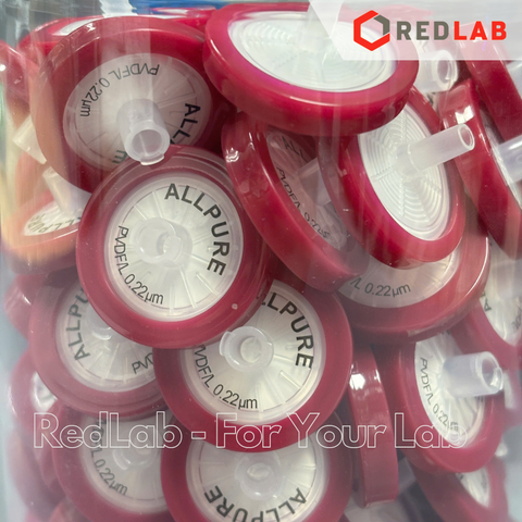 Đầu lọc sắc ký PVDF ưa nước MEMBRANE SOLUTIONS 25mm lỗ lọc 0.22um / 0.45um, hydrophilic syringe filter, có VAT