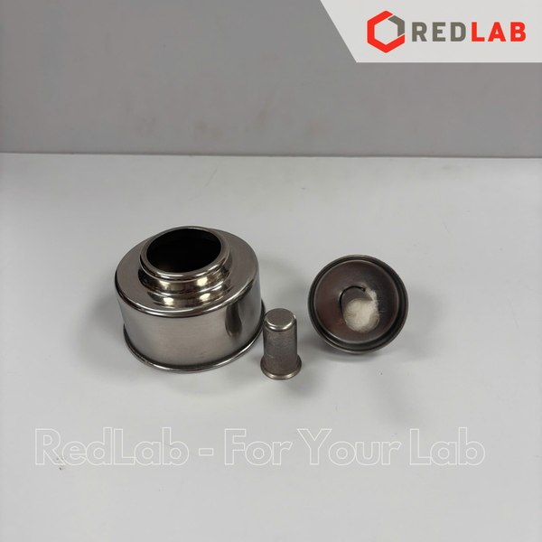 Đèn cồn inox 200ml China dùng trong phòng thí nghiệm, có VAT
