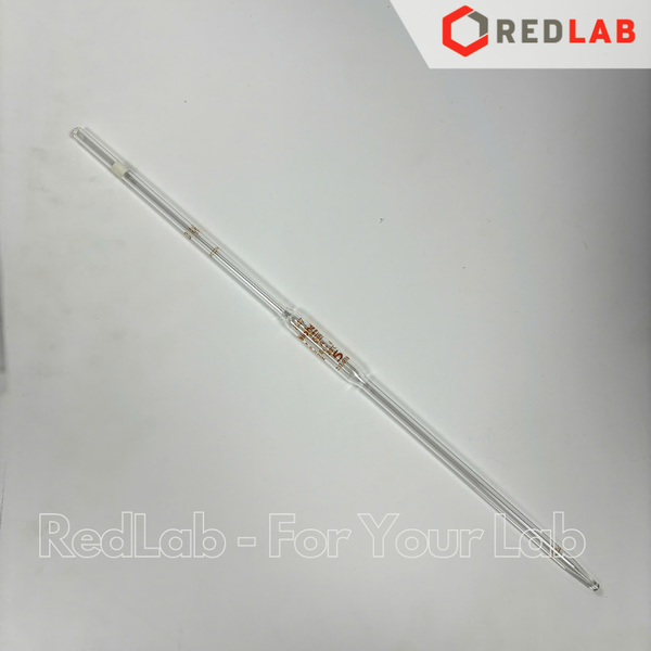 Pipet bầu 2 vạch BIOHALL Class AS  1 2 3 5 10 15 20 25 50 100 ml, chia vạch xanh / nâu, có VAT