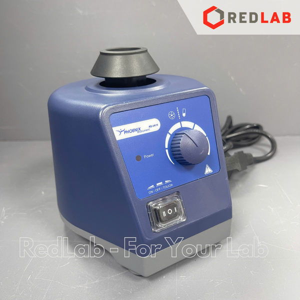 Máy lắc Vortex lắc ống nghiệm Phoenix Instrument RS-VA10, 0-2500rpm, lắc tròn biên độ 4mm, BH 12T, có VAT