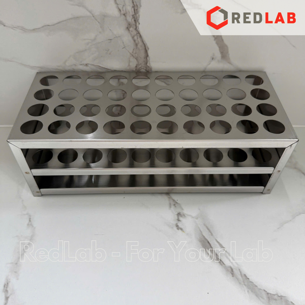 Giá đỡ ống nghiệm inox ONELAB 60 40 24 21 vị trí đựng ống nghiệm, ống ly tâm Ø 16 20 25 30 mm, có VAT