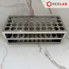 Giá đỡ ống nghiệm inox ONELAB 60 40 24 21 vị trí đựng ống nghiệm, ống ly tâm Ø 16 20 25 30 mm, có VAT