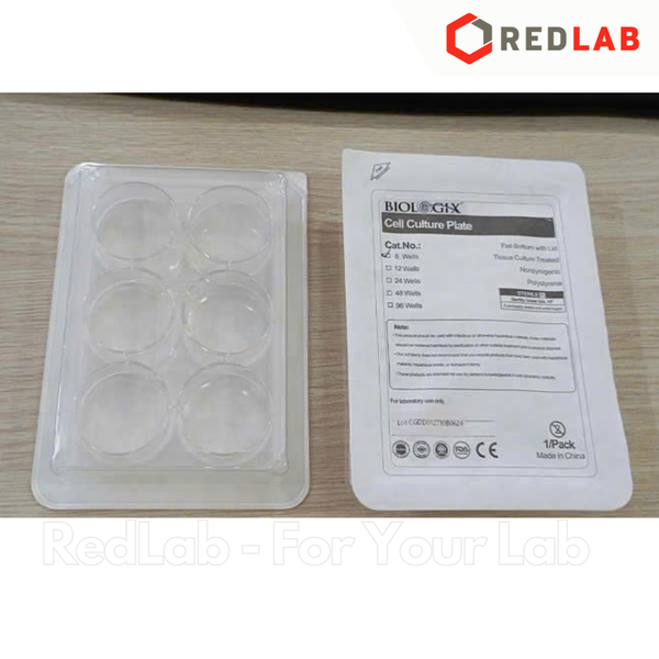 Đĩa nuôi cấy tế bào BIOLOGIX 6 12 24 48 96 giếng, Individually sterile, đã gồm nắp, nhựa PS, có VAT