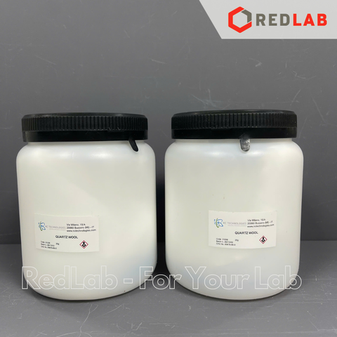 Bông thuỷ tinh NC Technologies 21036 dùng cho cột sắc ký trong máy phân tích nguyên tố (20g/chai), có VAT