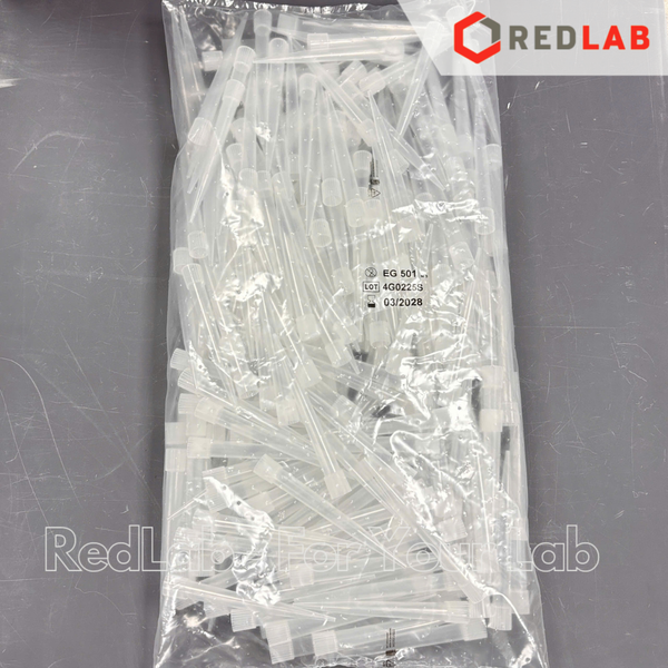 [Gói 250 cái] Đầu tip trắng 5.000ul = 5ml APTACA 5001/ON, dạng Eppendorf, dài 126mm, nhựa PP, có thể hấp autoclave, có VAT
