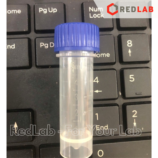 Lọ đựng mẫu 5ml BIOLOGIX 10-9005-S ống nhựa PP đáy nhọn có chân tự đứng và nắp vặn xanh blue, có VAT