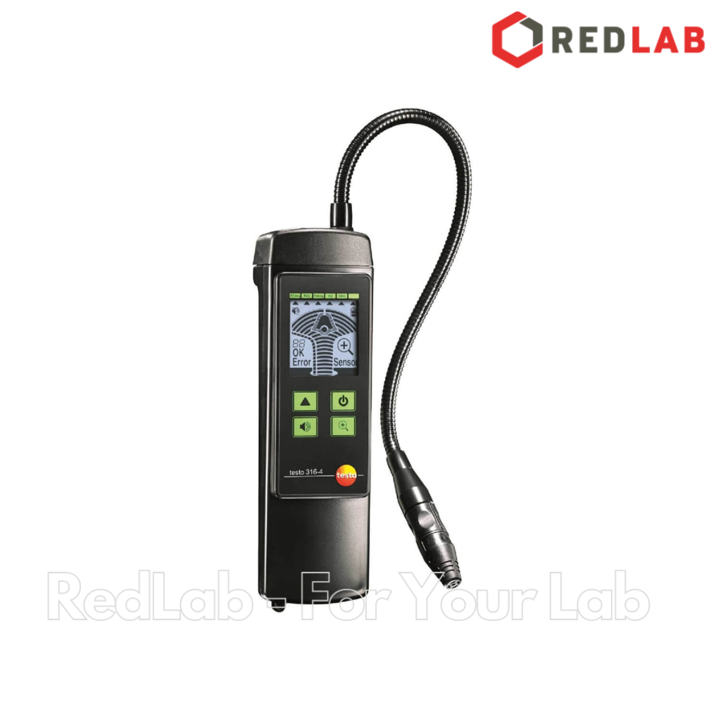 Máy phát hiện rò khí điện lạnh TESTO 316-4 Set 2 (0563 3165) có thể phát hiện R134a, R22, R404A, H2,… chính hãng, có VAT