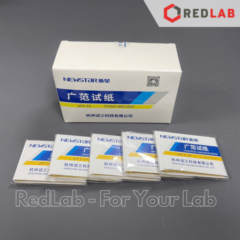 Giấy đo nhanh pH 1-14 NewStar giấy chỉ thị màu thử độ pH test paper, có bảng màu (xấp 80 tờ, hộp 20 xấp) có VAT