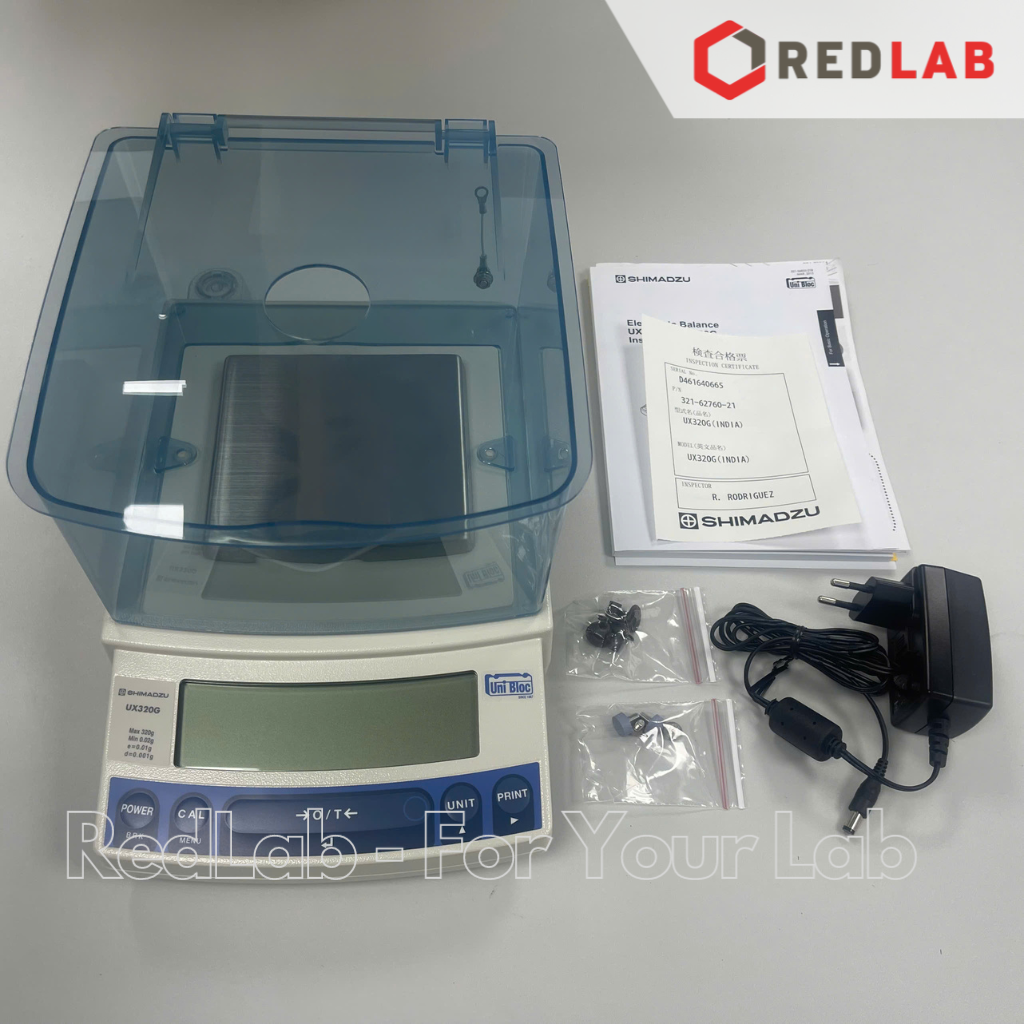CÂN PHÂN TÍCH  Hãng sản xuất: Shimadzu – Nhật  Model: UX320G  Xuất xứ: Philipin.