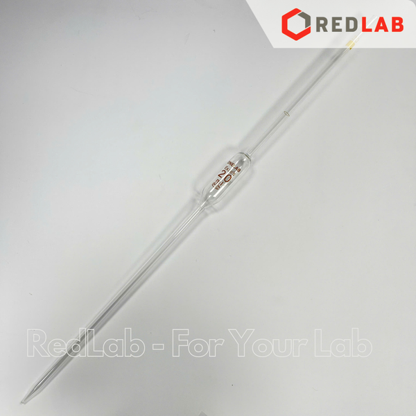 Pipet bầu 1 vạch ONELAB 1 2 3 5 10 20 25 50 ml, ống hút thủy tinh thí nghiệm, volumetric pipette, có VAT